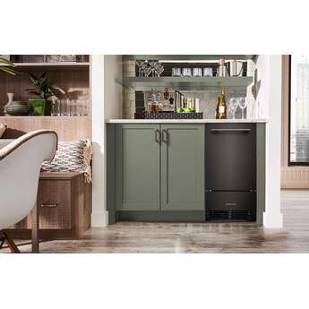 KitchenAid 18 Inch Automatic Ice Maker With Drop-Down Door And Pump: Black Ore — thumbnail 15